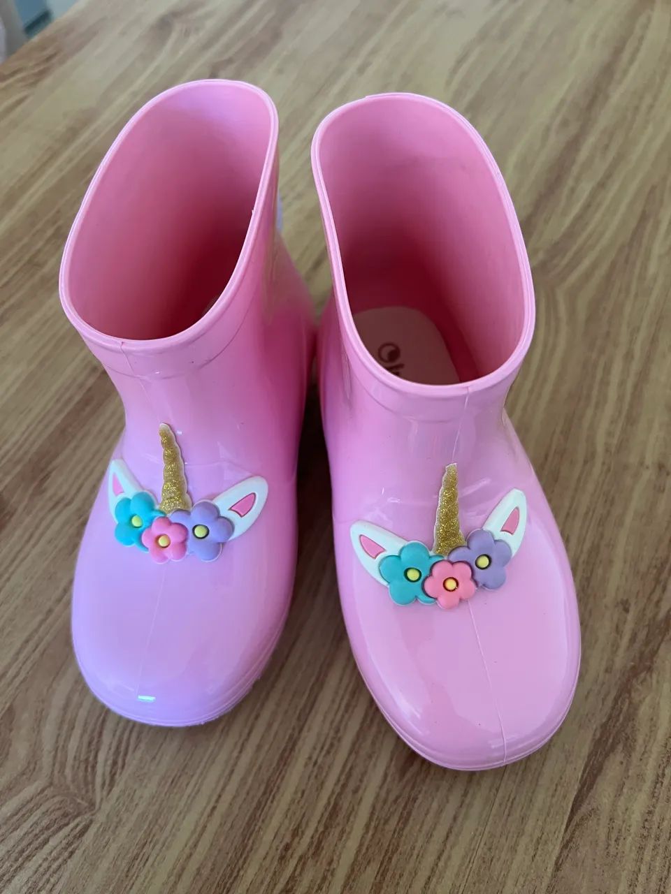 Bota rosa infantil 