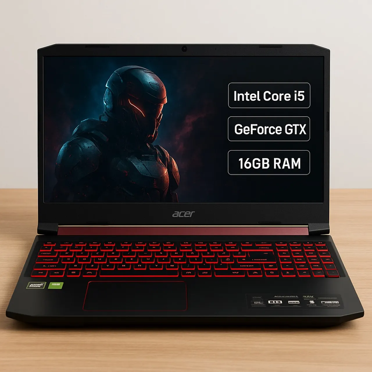 Notebook Gamer Acer Nitro 5 | i5, GTX 1650, 16GB RAM - Potência e desempenho!