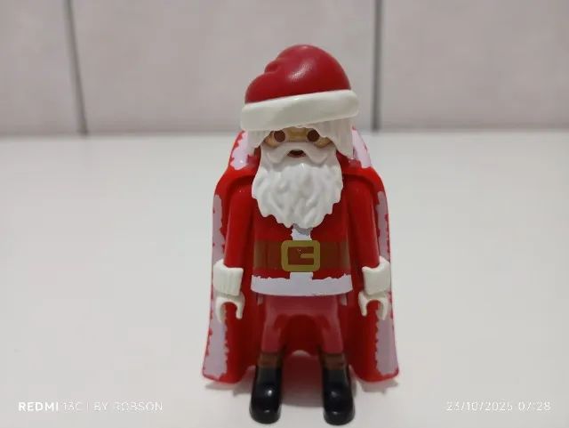Playmobil papai Noel com capa Hobbies e coleções Jardim das