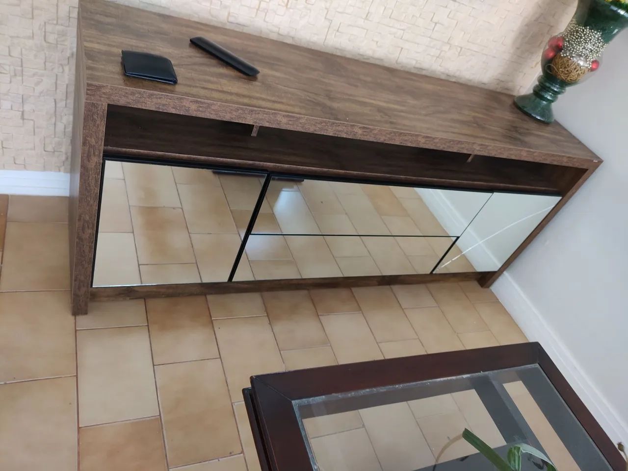 Rack espelhado em ótimo estado 