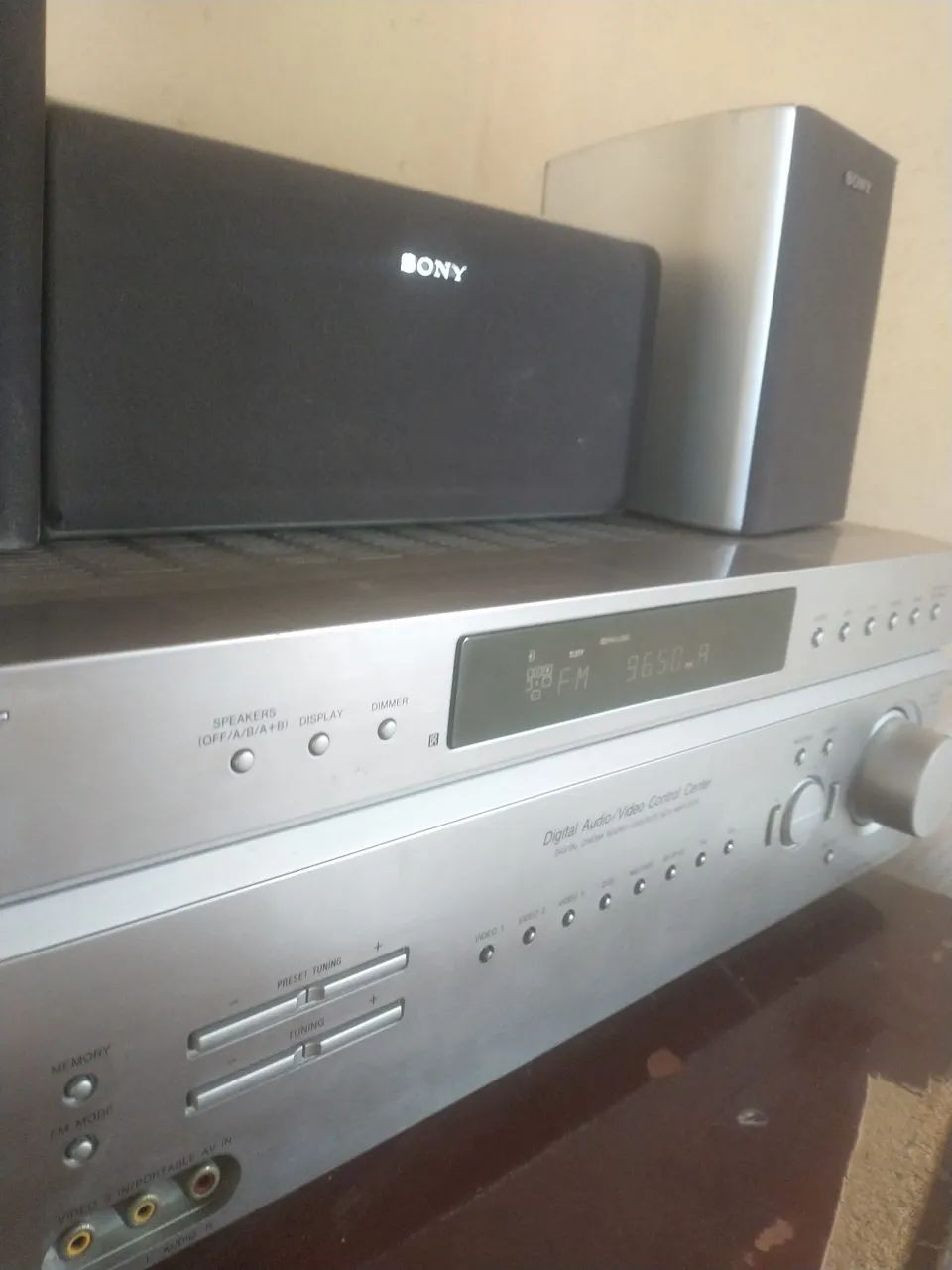 Home theater Sony completo com receptor e caixas acústicas