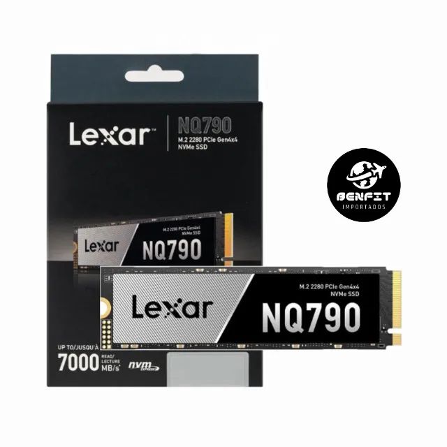 Ssd M.2 Nvme Lexar NQ790 1tb Até 7000Mbps de Leitura Compatível