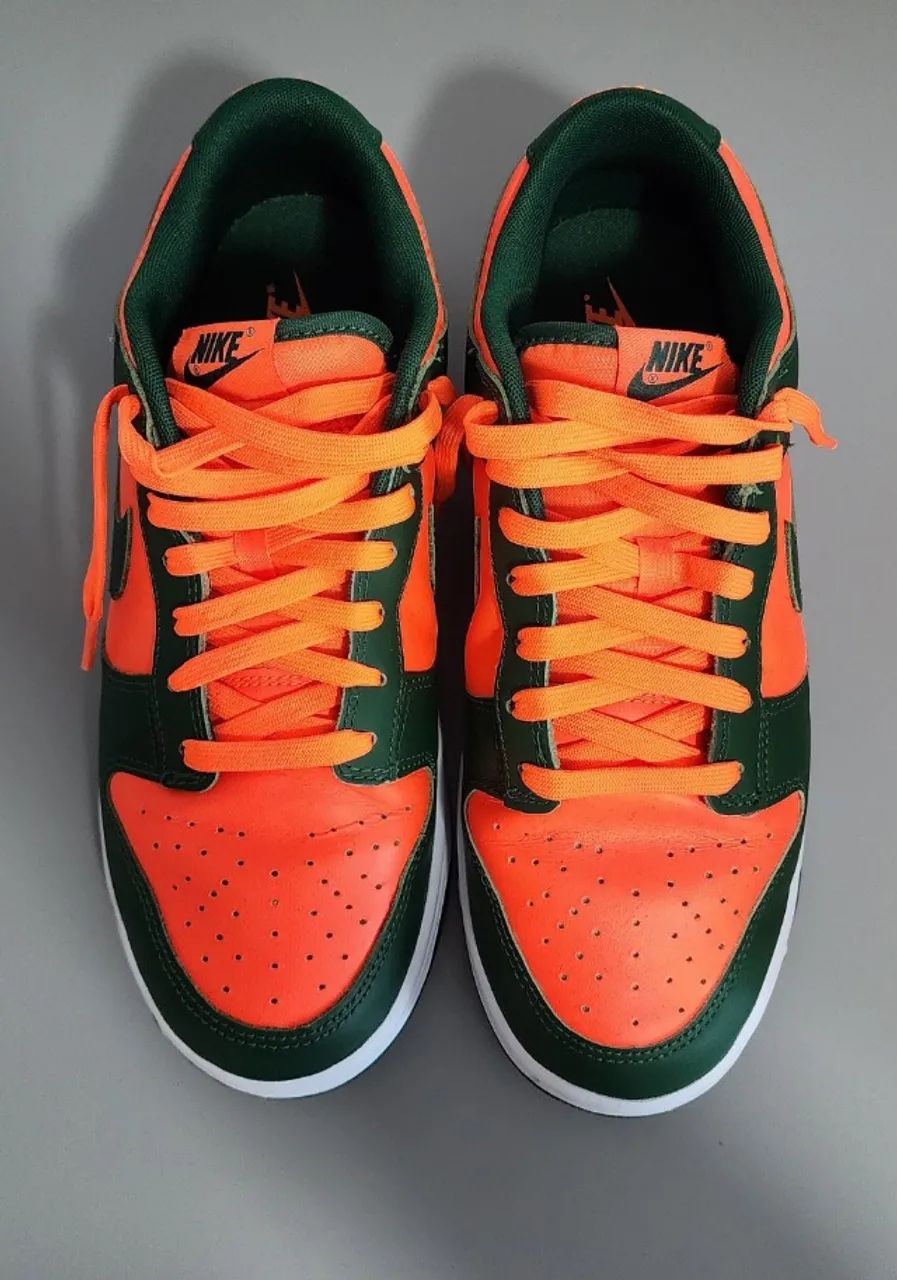 Nike Dunk Low Retro Miami Hurricanes - Foto 5