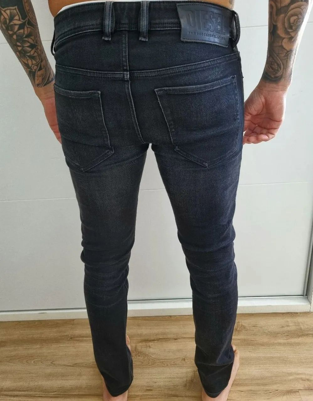 Calça Jeans Diesel Industry Preta - Foto 4