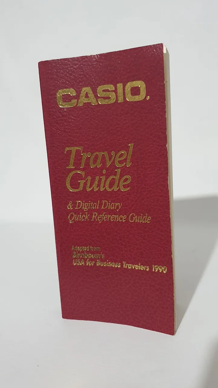 Guia de Viagem Casio & Digital Diary - 1990