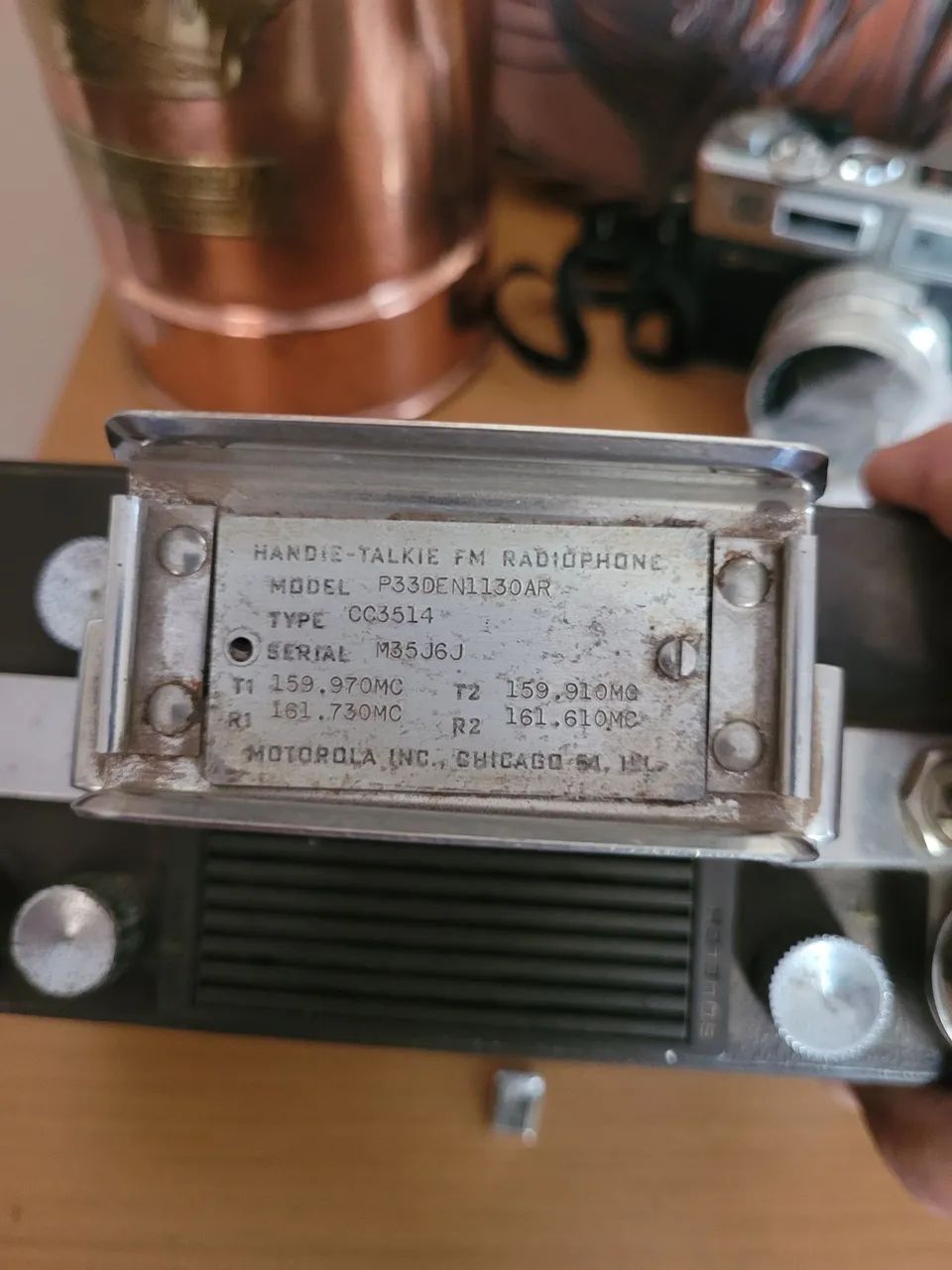 HANDIE-TALKIE ,Rádio Motorola PT 300,Leia: