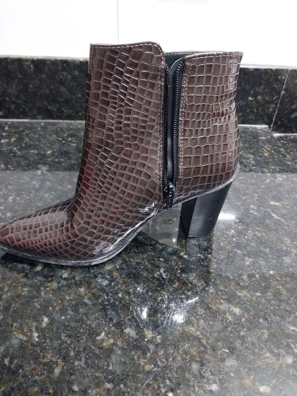 Botas de Couro Marrom - Foto 3