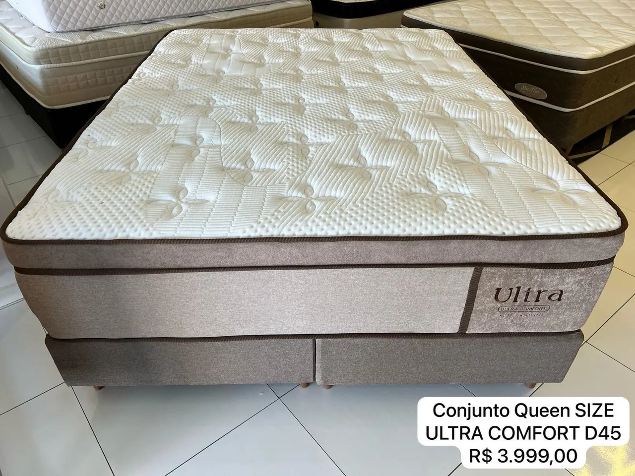CAMA Conjunto Cama Box Queen Ultra Comfort D45