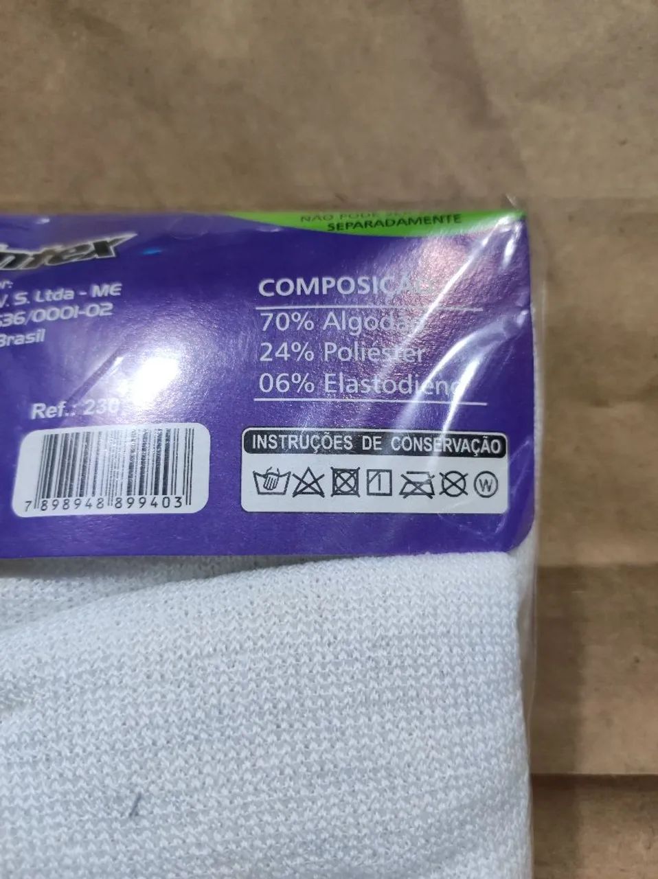 Meia Soquete Masculina Kit com 4 Pares - Foto 2