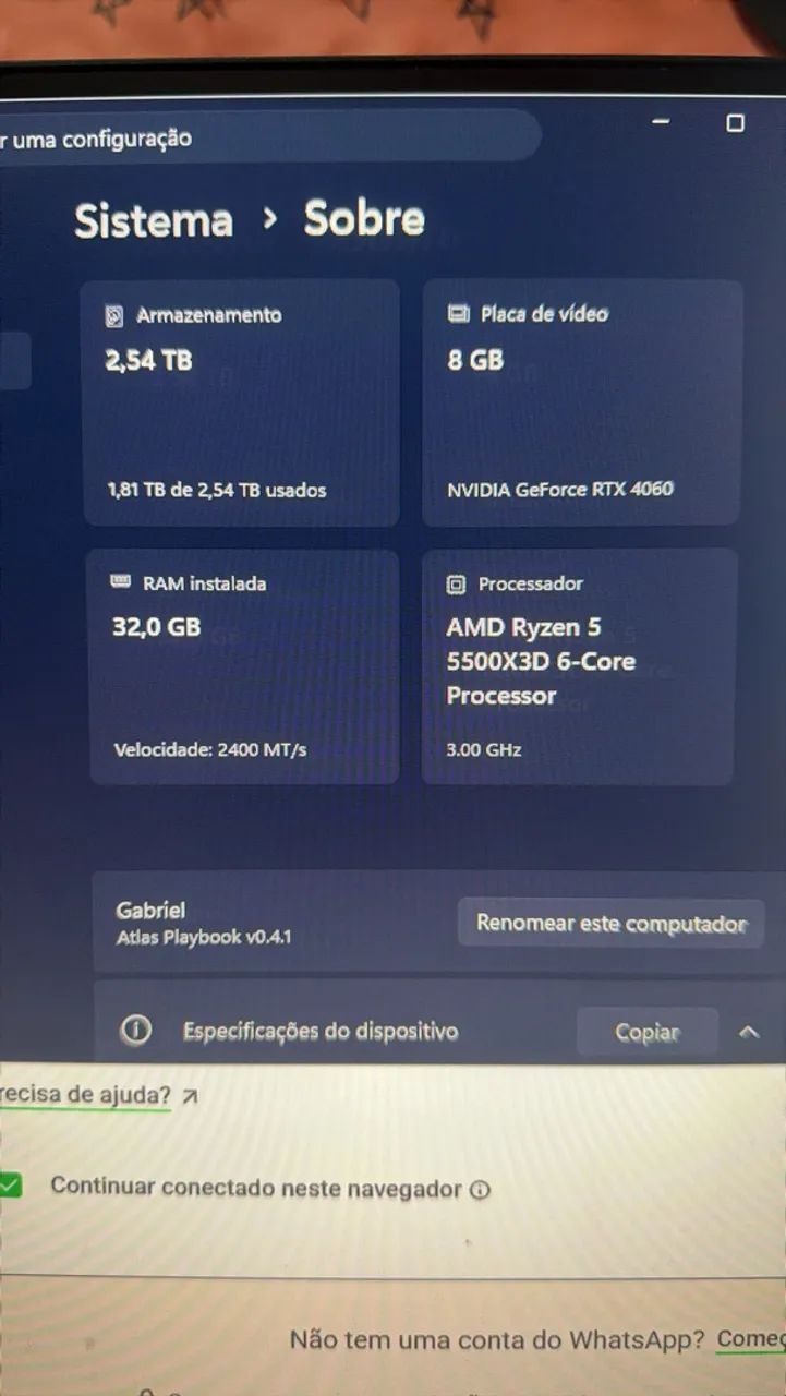PC gamer Ryzen 5 5500x3d