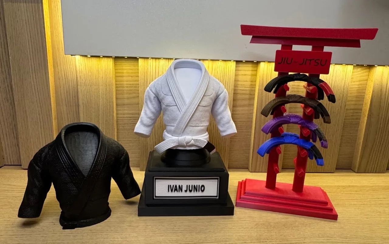 Mini Kimono + suporte com faixas  / personalizado  - Foto 4
