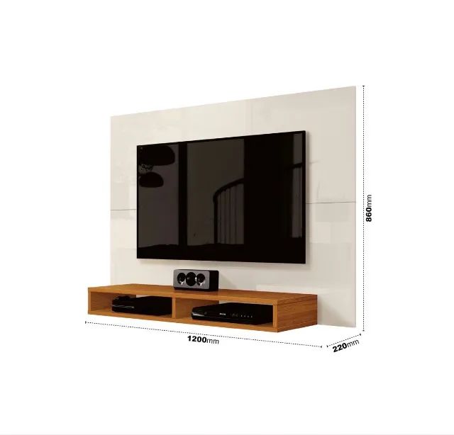 Painel Cedrália 120 cm para TV até 43 polegadas - Foto 2