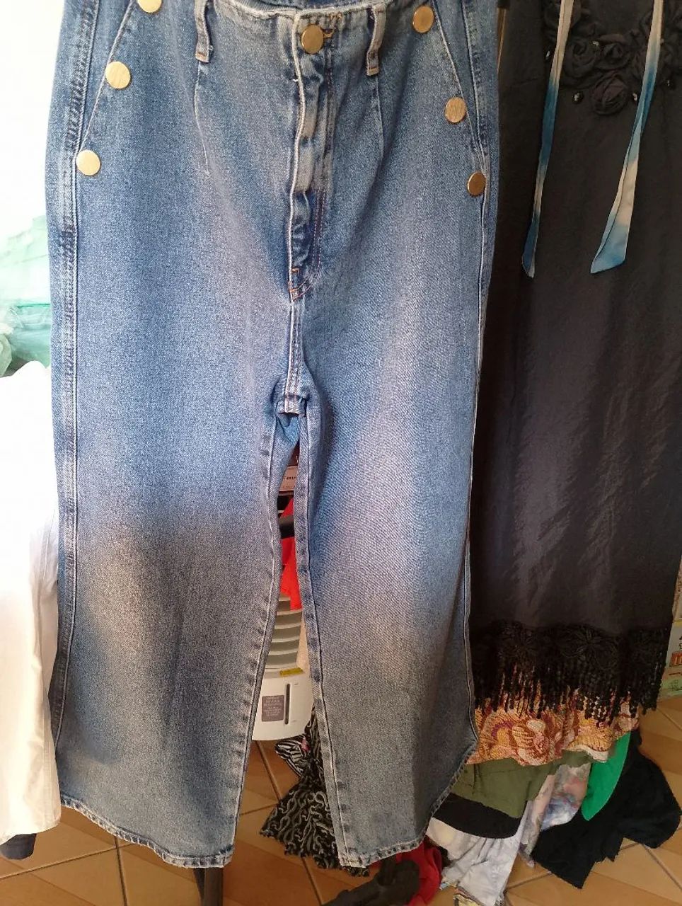 Calça jeans feminina ZARA - Foto 4