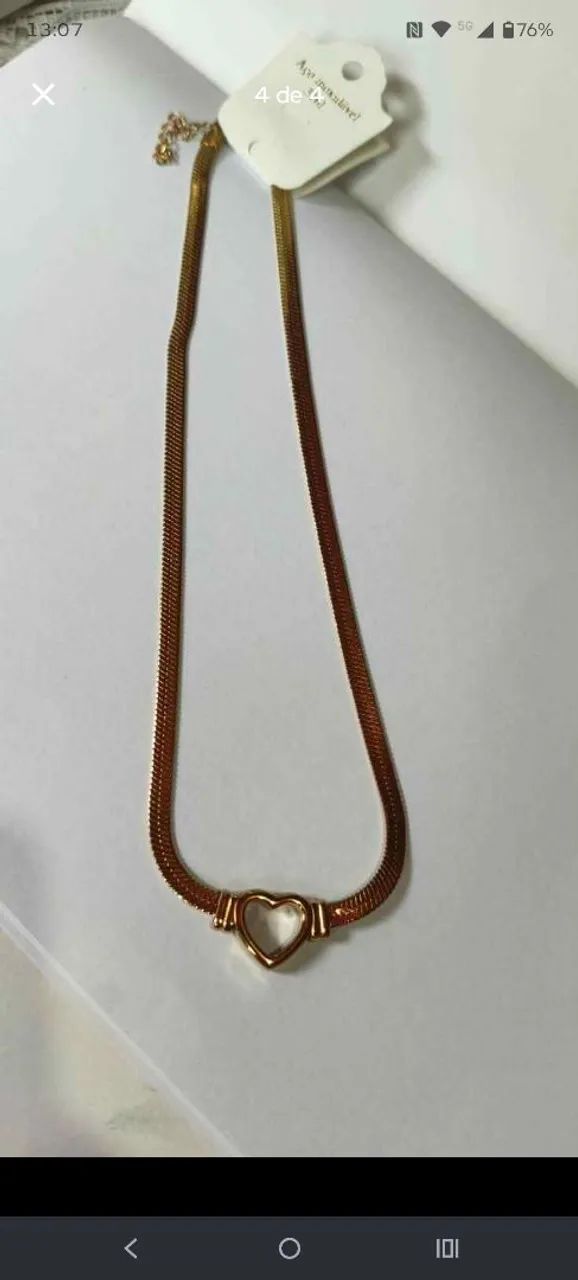 Colar dourado 