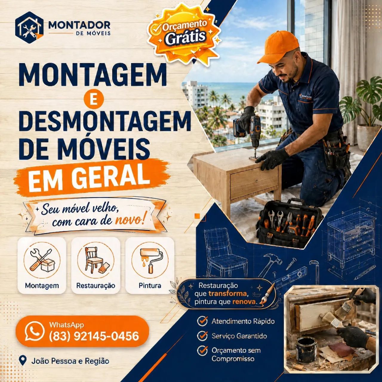 Móveis planejados montagem e desmontagem restauração  - Foto 2