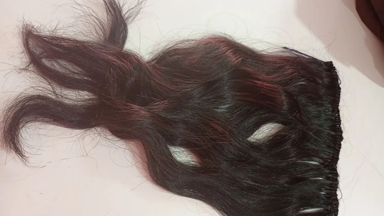 1 tela de cabelo humano 