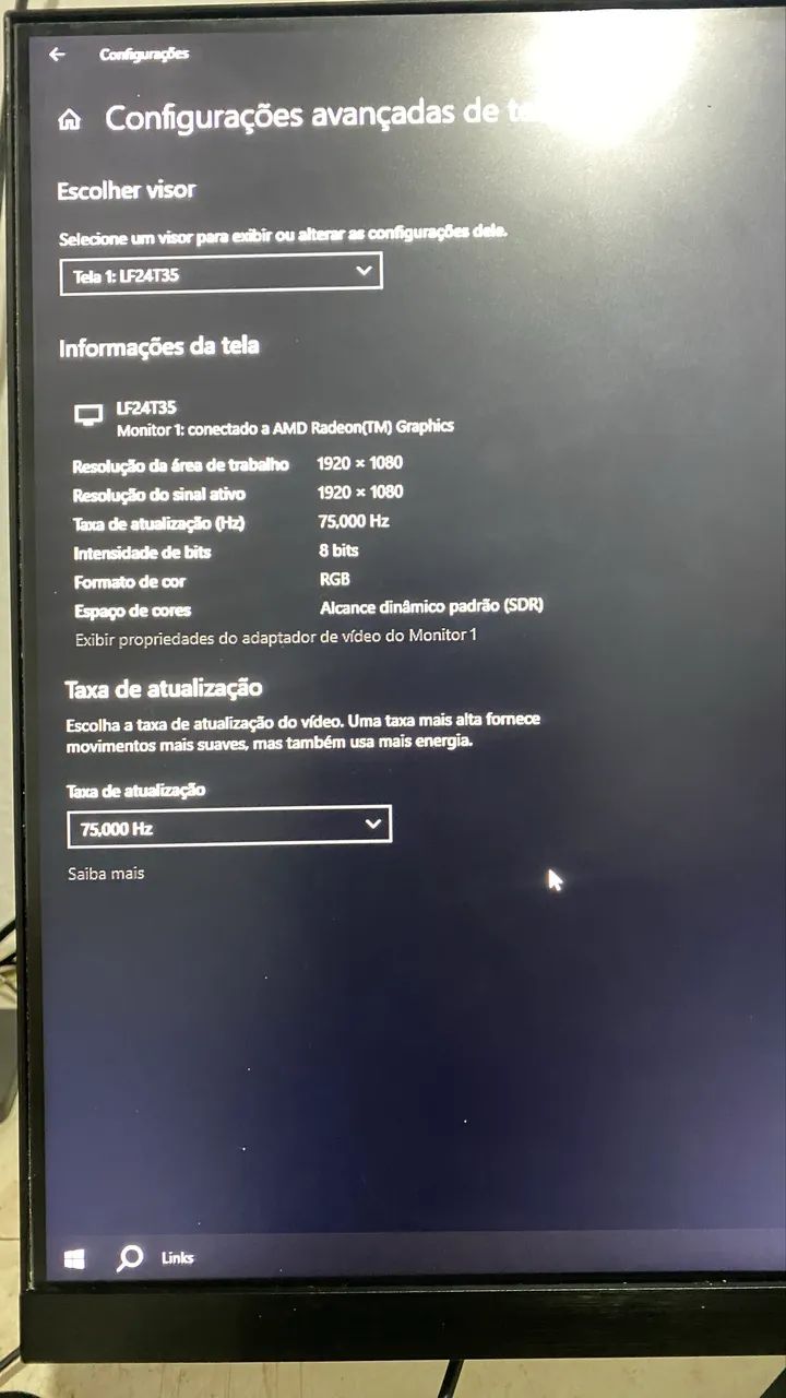 Monitor Samsung 75hz  - Foto 3