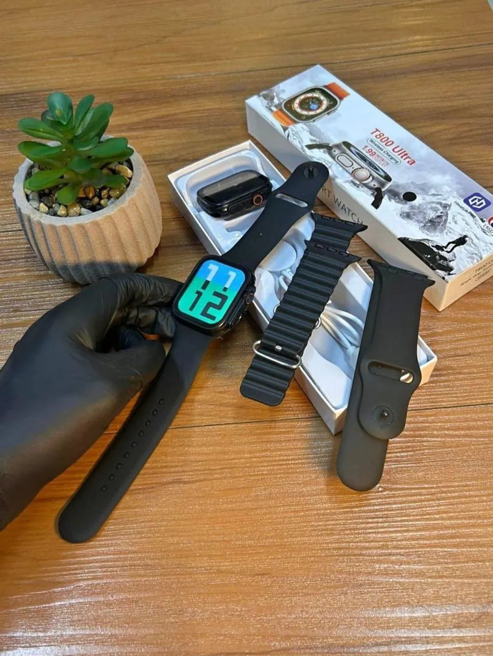 Smartwatch T800 Ultra - Tela Infinita 2.08" & Chamadas Bluetooth - Foto 2