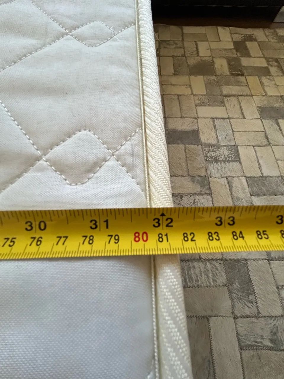 Colchão 1,70x0,80 Castor com rodinhas - Foto 5