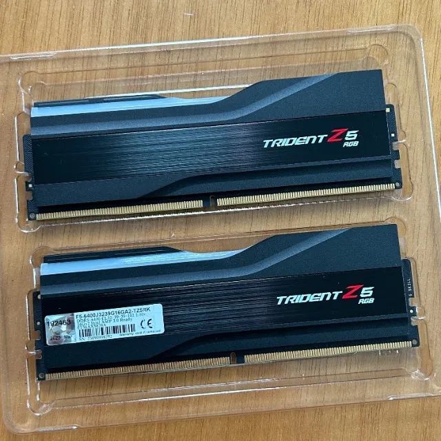 トモミン Memória RAM 32GB DDR5 6400MHz G.Skill Trident Z5 RGB - Memória RAM