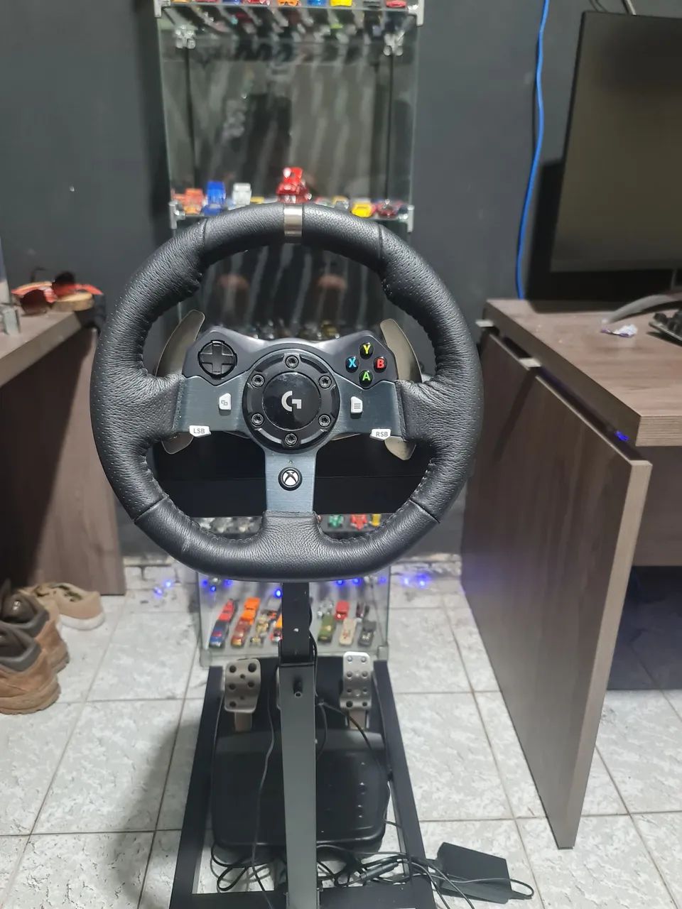 Volante logitech g920 com suporte - Foto 4