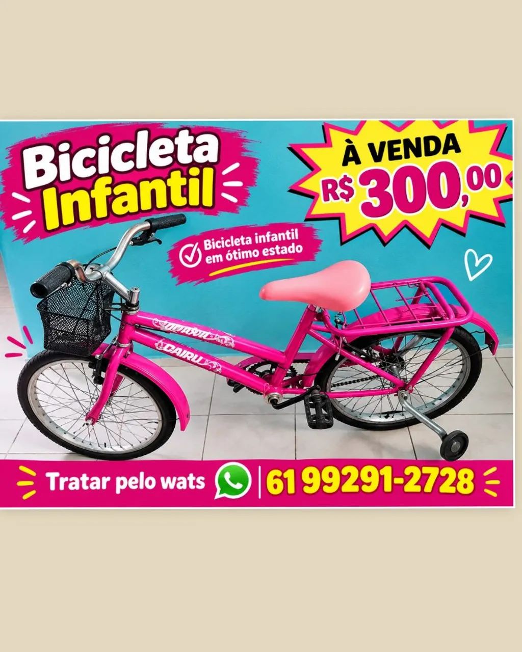 Bicicleta infantil 