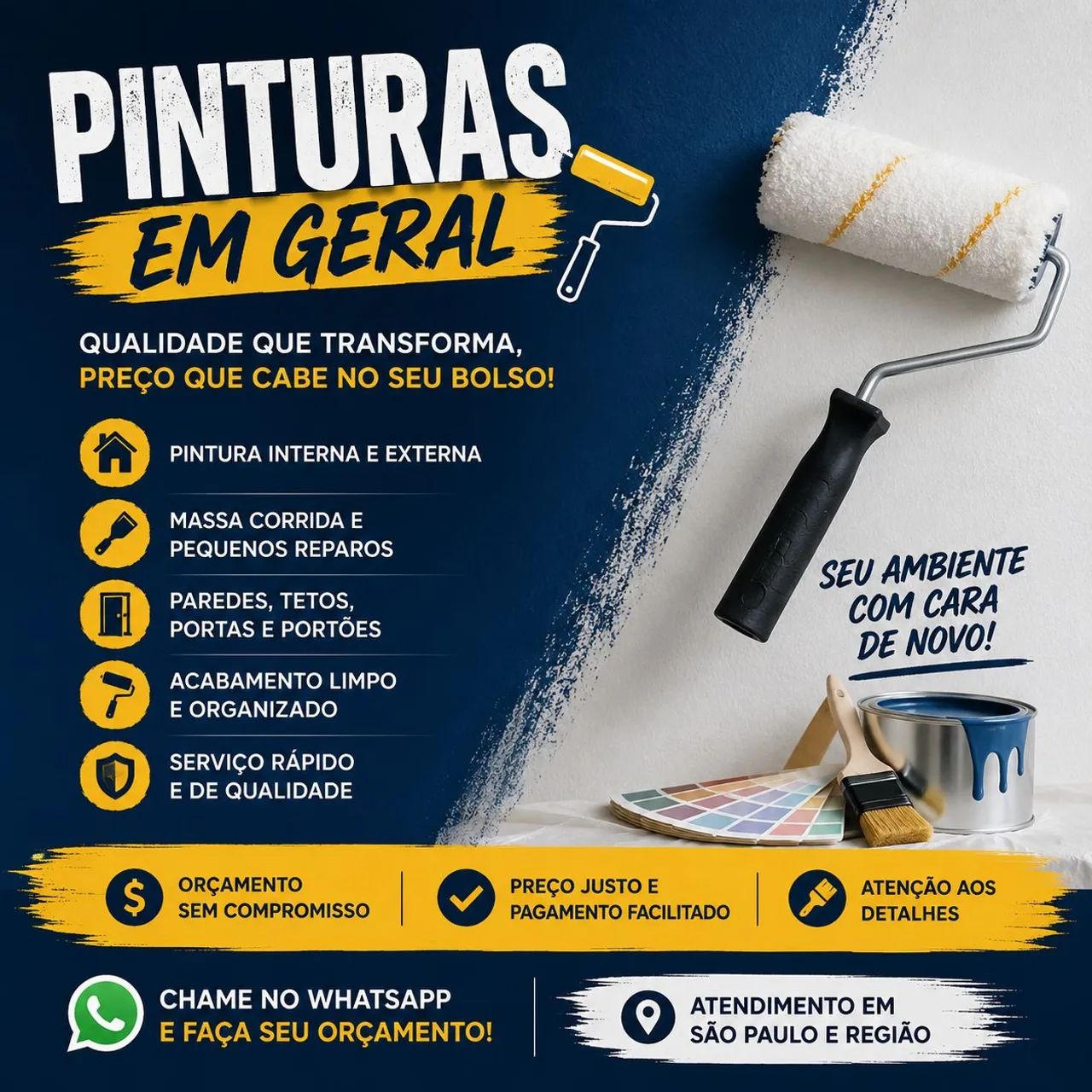 Pintor residencial início imediato 