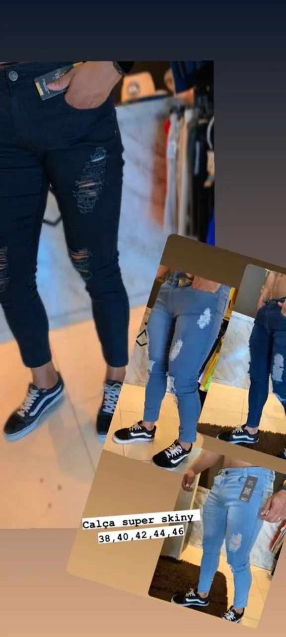 calças jeans destroyd  - Foto 2