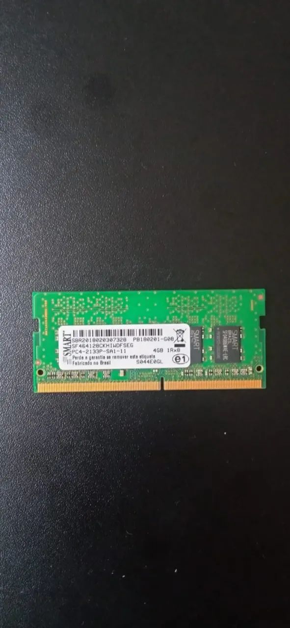 Memória Ram Notebook Smart 4gb Ddr4 Pc4-2133p Original Samsung