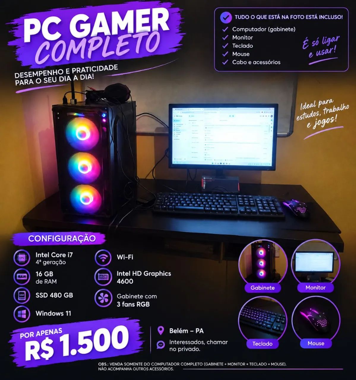 Vende de um PV Gamer 