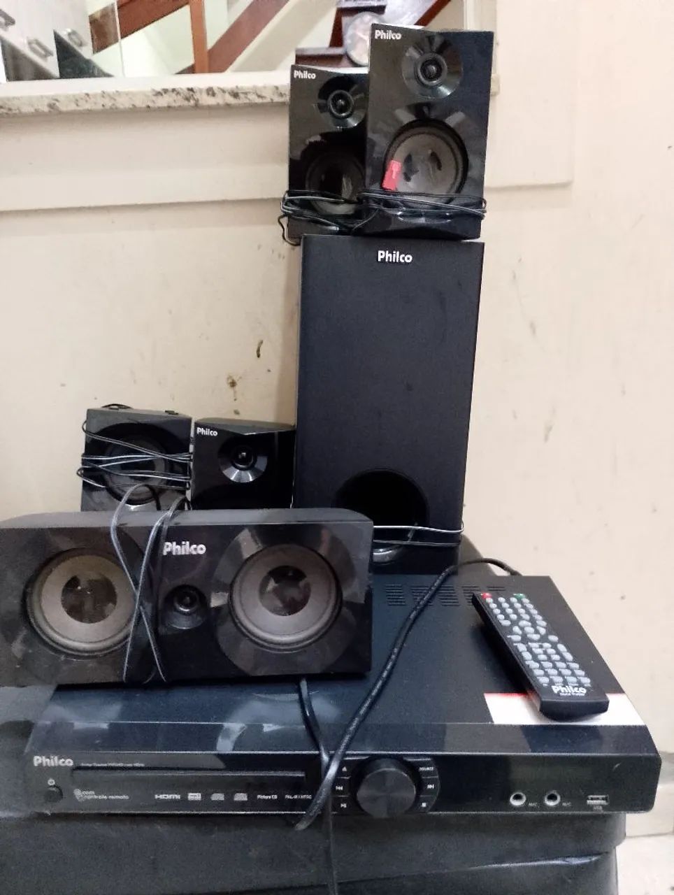 Home theater Philco com DVD