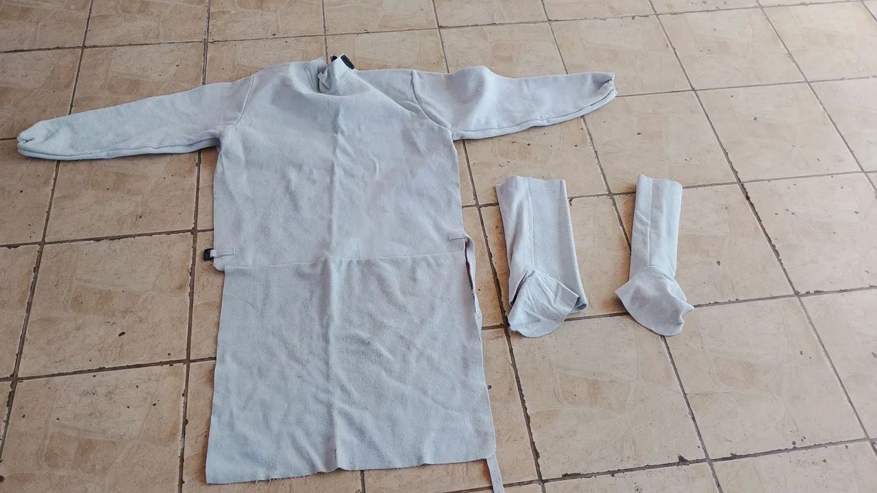 Avental de raspa para soldador  - Foto 2