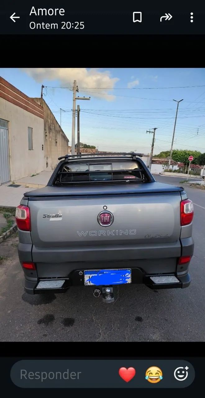 Fiat Strada Working Hard 1.4 Fire Flex 8V CD 2017 - Foto 5