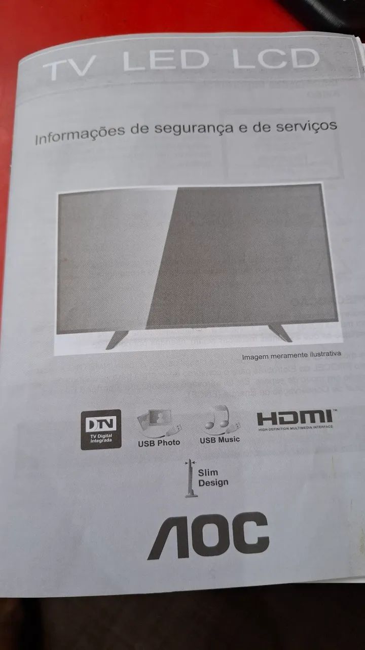 Smart tv Aoc 43 polegadas