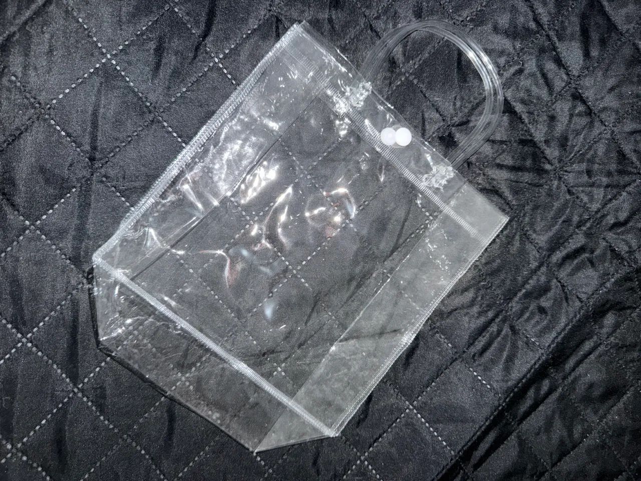 20 Sacolas Transparentes para Presente com Alça - Novas