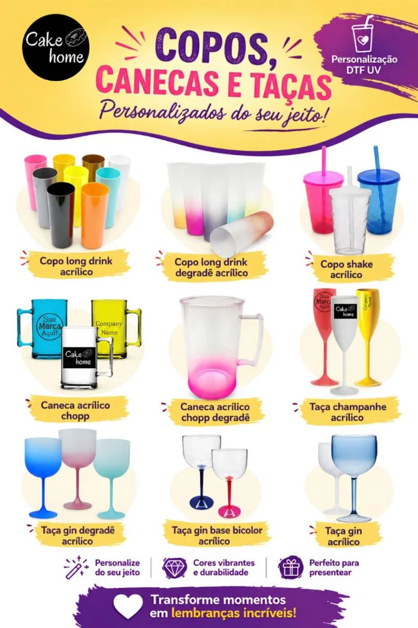 Copo long drinks personalizados