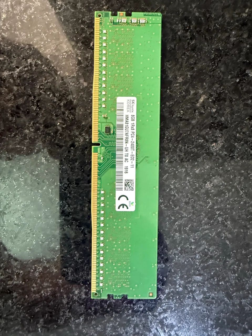 Memória ram 8GB 1Rx8 PC4 - 2400T