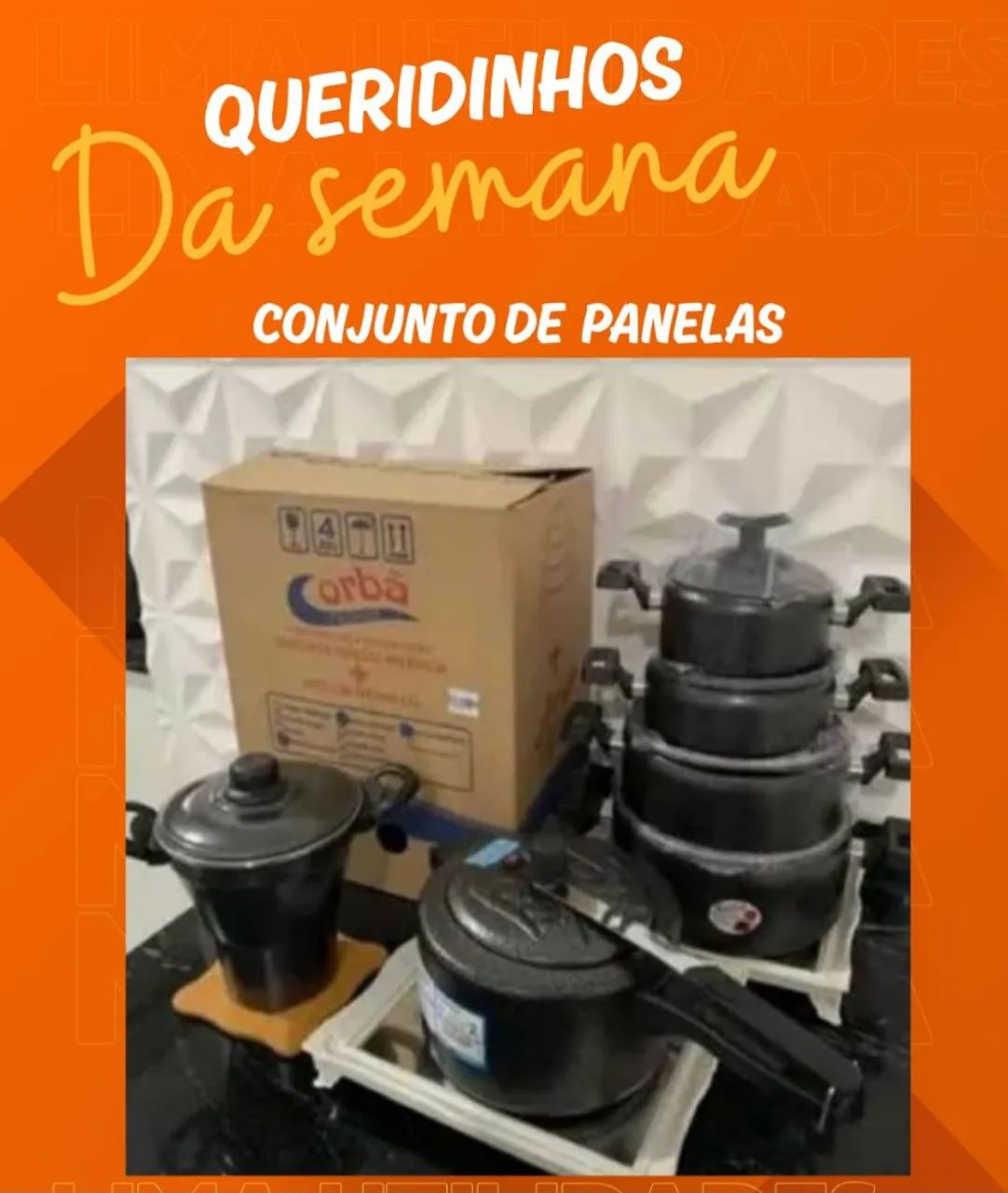 Kit de panelas 199 reais 