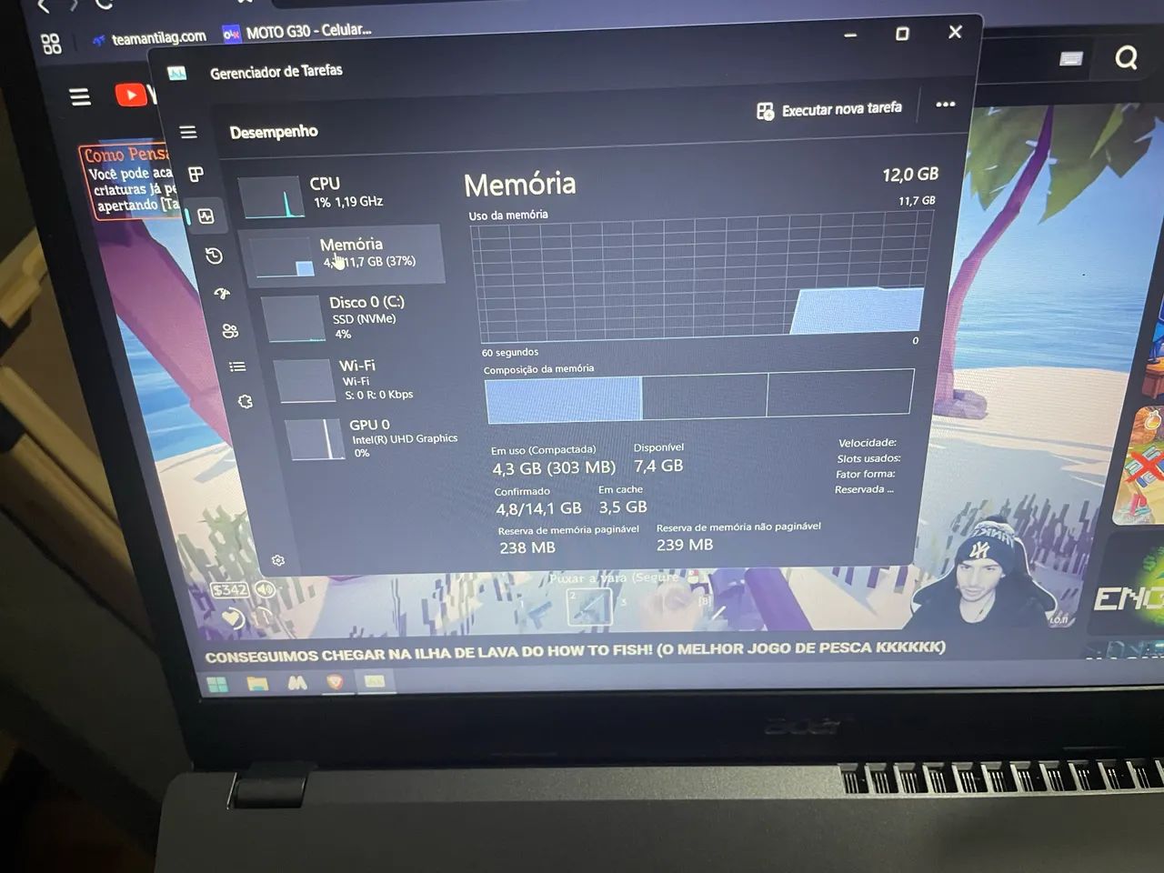 Notebook Intel Core i5 12ª Geração | 12GB RAM - Foto 3