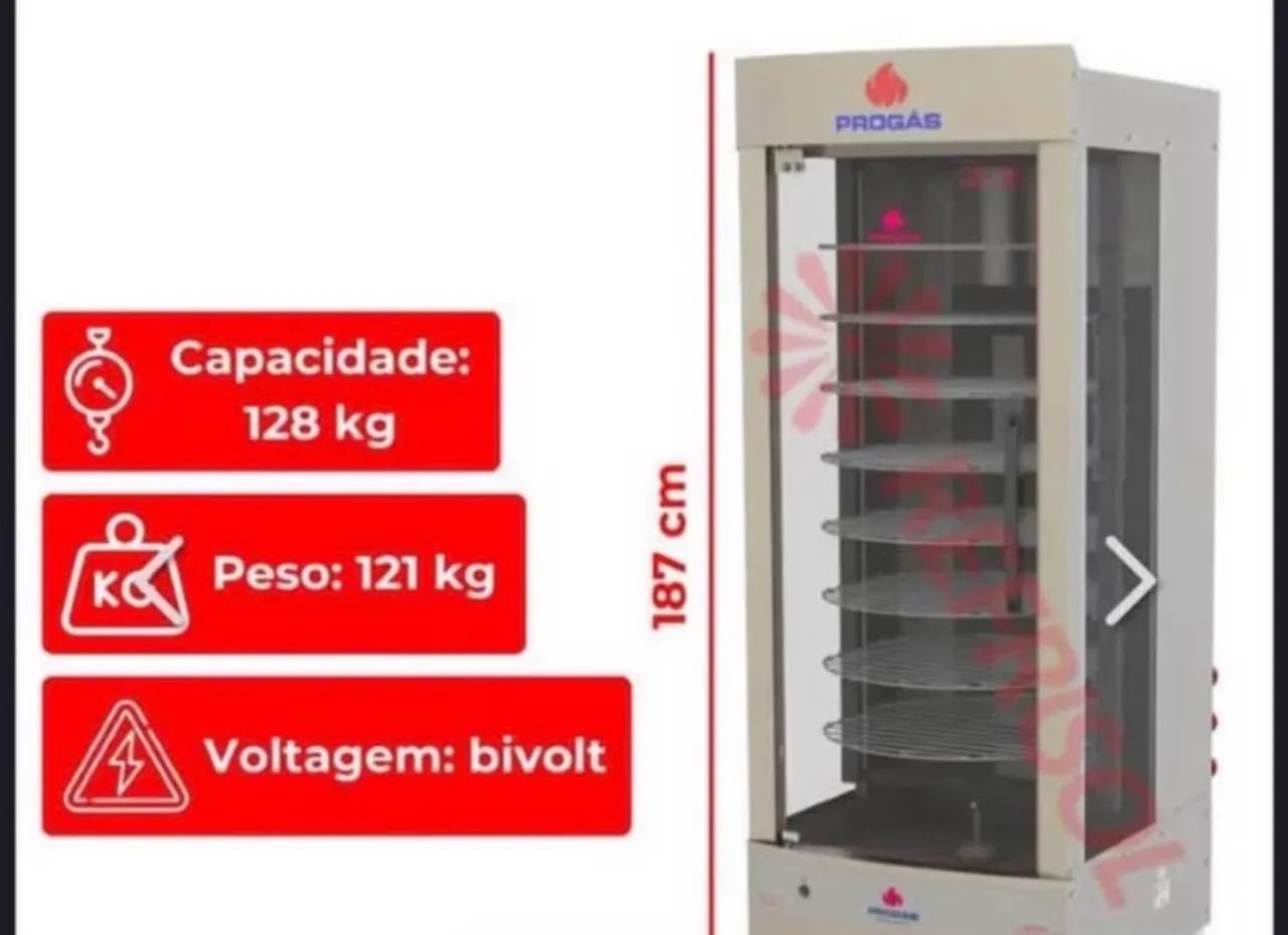 Maquina assar frango e carne  - Foto 2