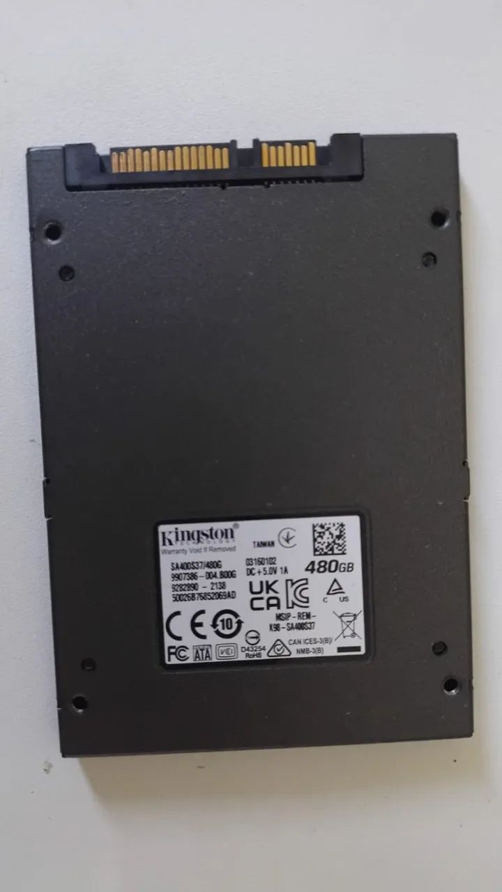 SSD Kingston 480gb - Foto 2