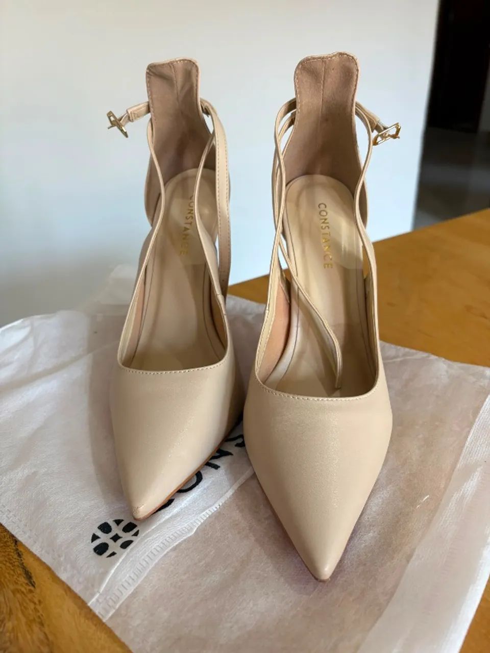 scarpin slingback de bico fino. - Foto 4