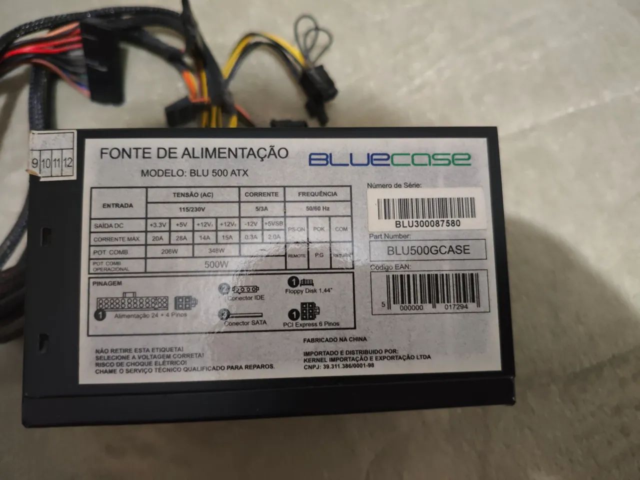 Fonte de Alimentação Bluecase BLU 500 ATX - Foto 2