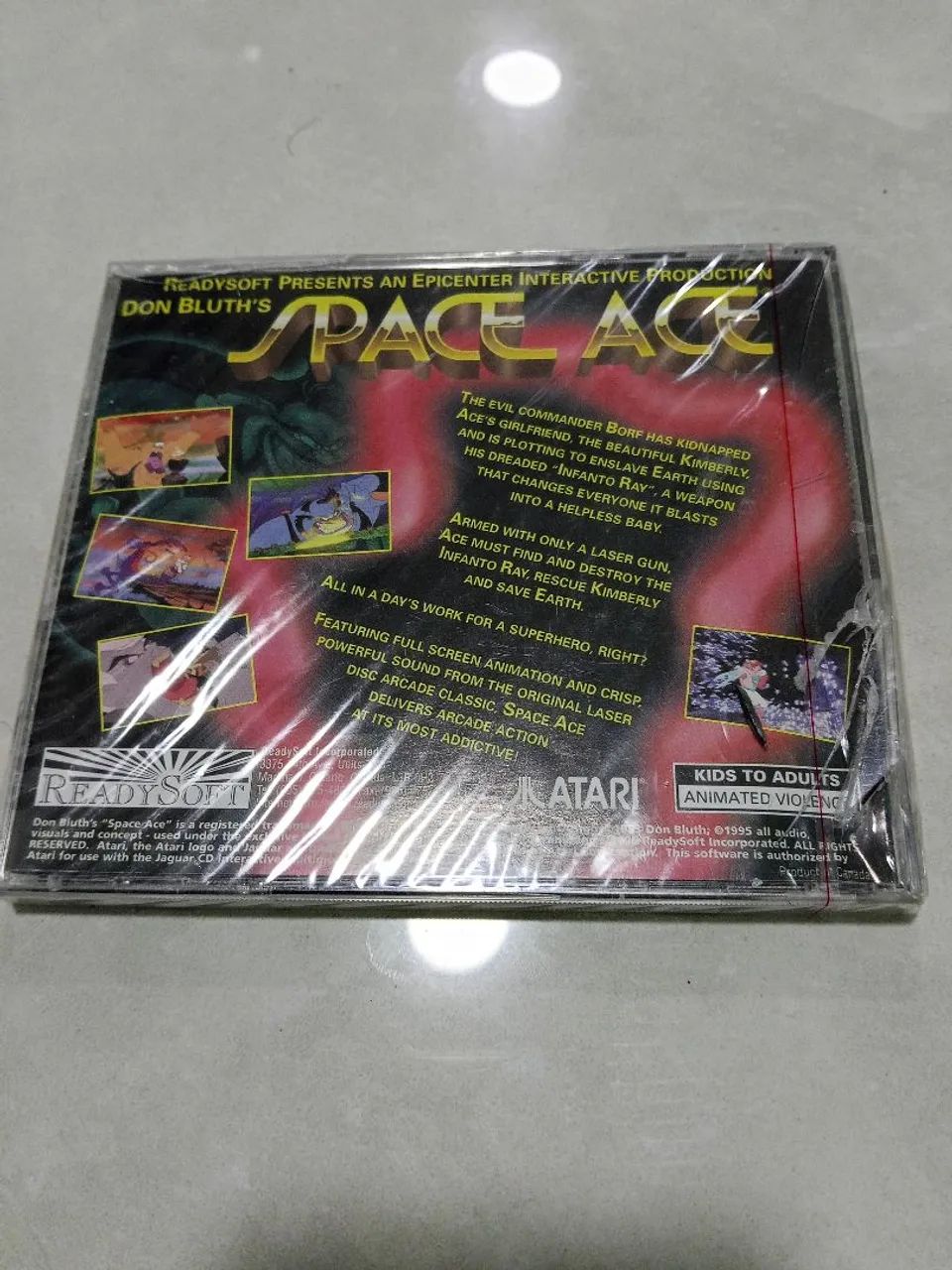 Jogo Space Ace - Atari Jaguar CD lacrado - Foto 4