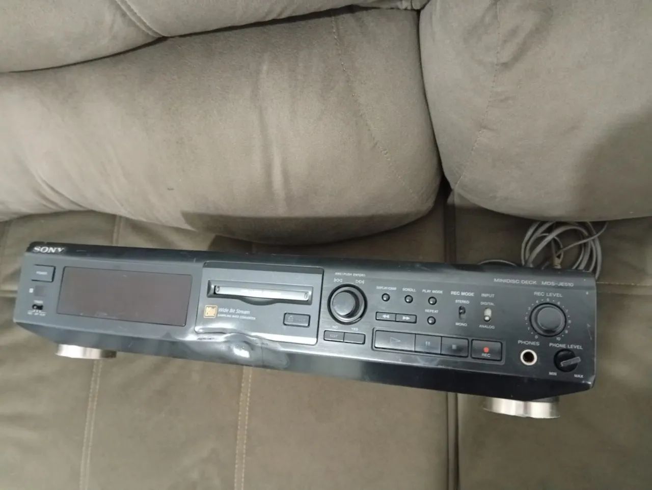 MD mínidisc deck MDS SONY 