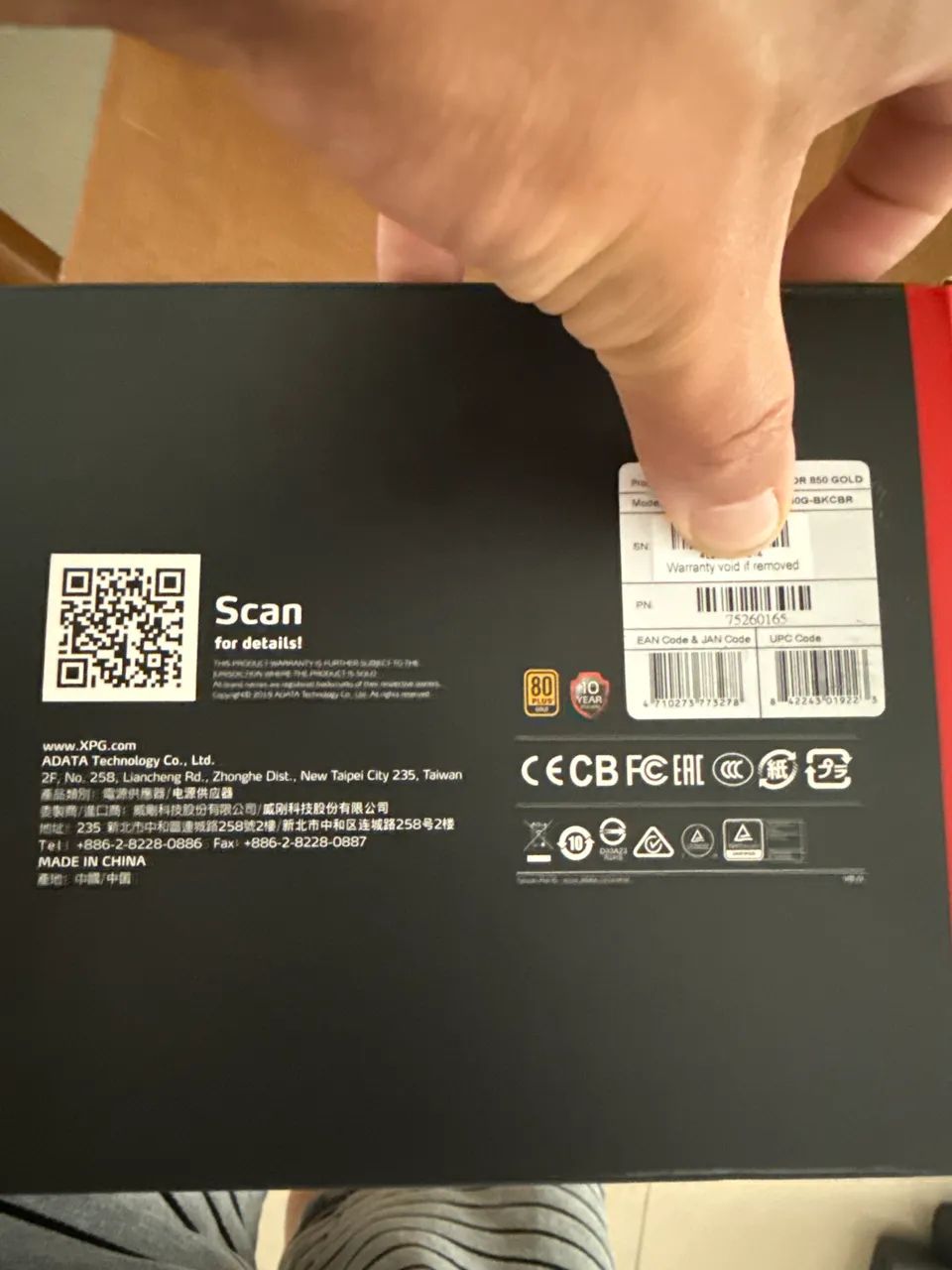 Fonte De Alimentação Adata Xpg Core Reactor Ii Ve 850w Total - Foto 3