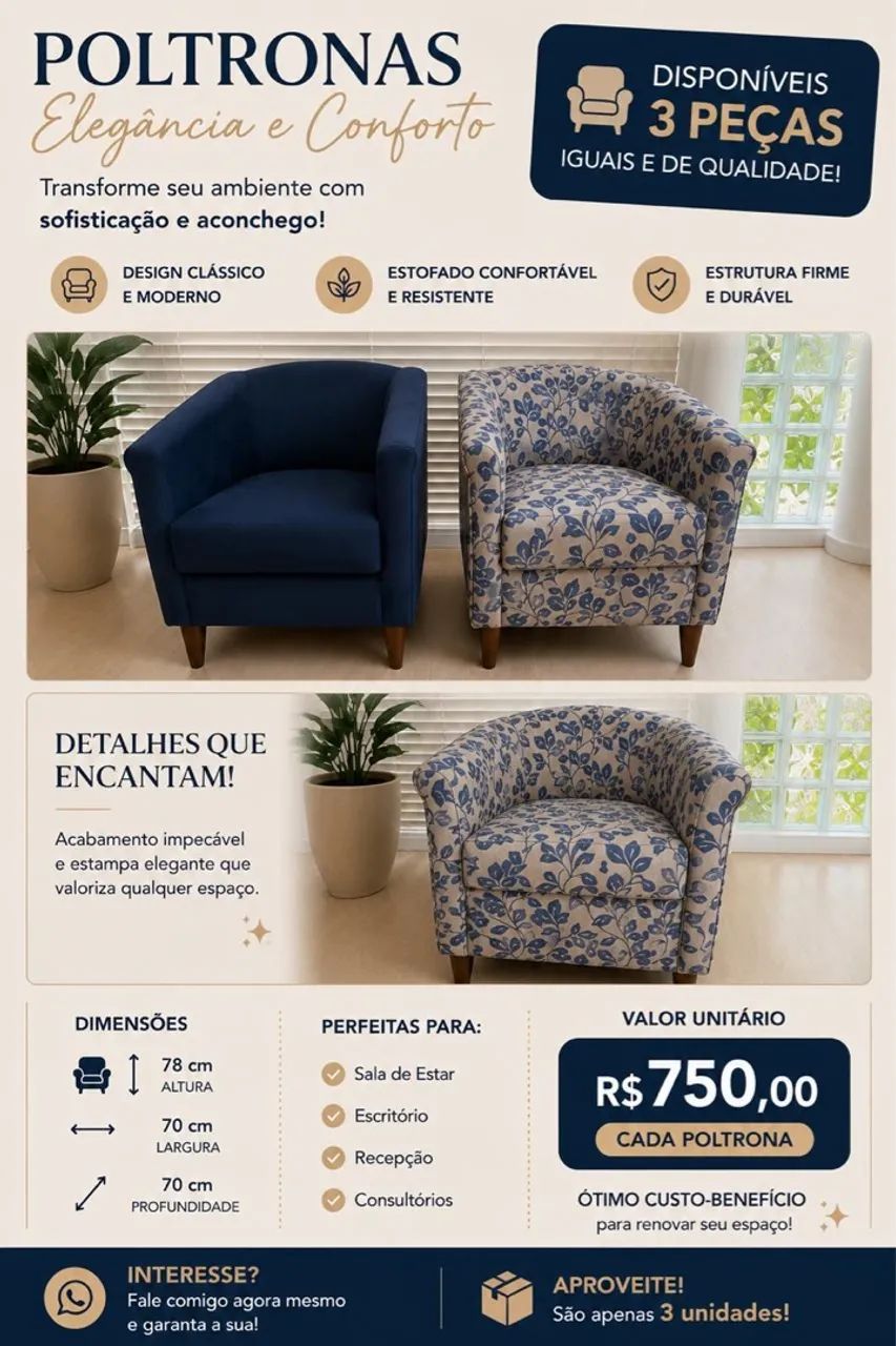 Poltronas para Escritório 