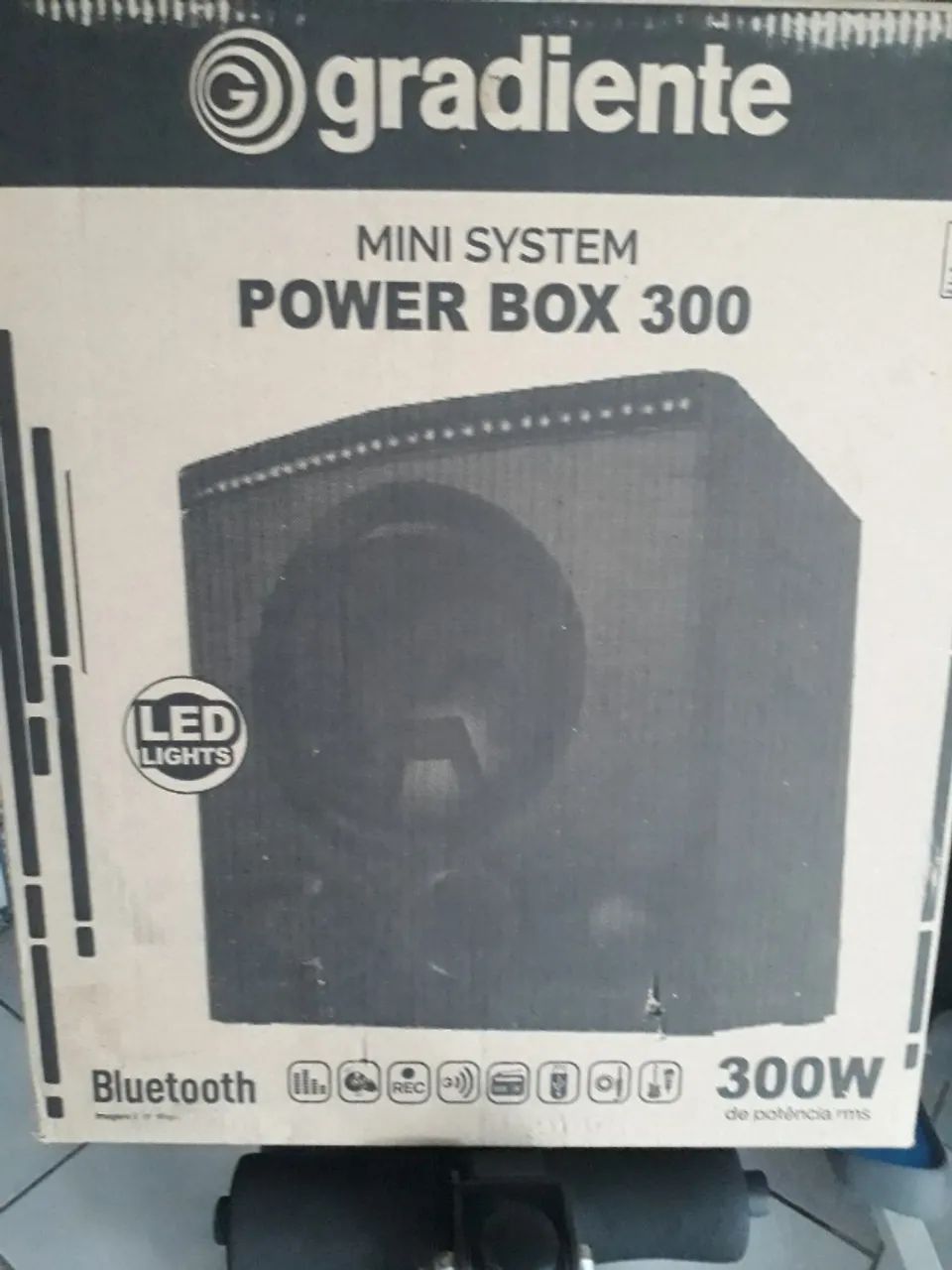 Caixa de Som Gradiente Power Box GMS300 - Preto Nova - Foto 3