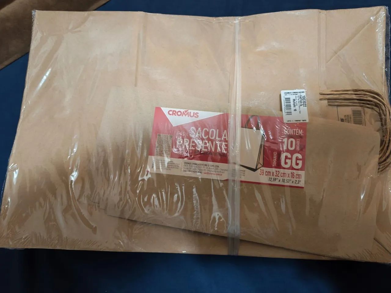 35 Sacolas Kraft GG lisa
