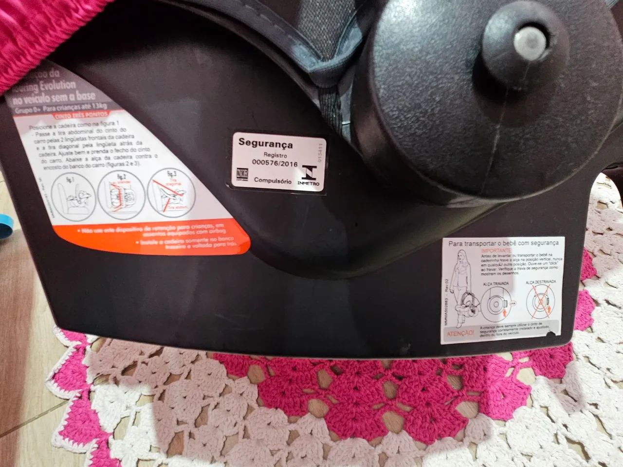 Bebê Conforto Burigotto com base. - Foto 4